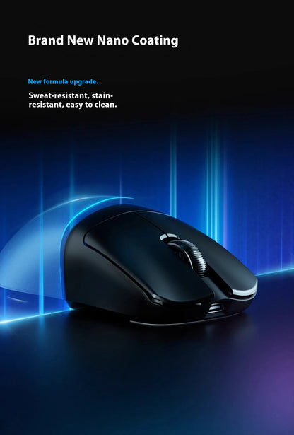 ATK Blazing Sky F1 V2 Ultra Max безжична геймърска мишка с двоен режим, олекотена, PAW3950Ultra, Dual 8K, ниска латентност, ергономична, екстремна