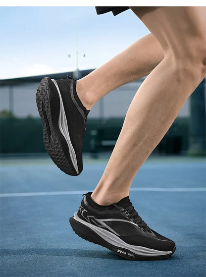 Speciality Marathon Men Running Shoes Carbon Board Sports Breathable Lightweight Women's Comfortable Athletic Nonskid Sneakers