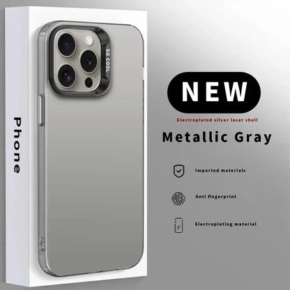 1pc Game F-Fortnite Phone Case IMD Color Silver Shell For iPhone 16, 15, 14, 13, 12, 11 Pro Max Plus