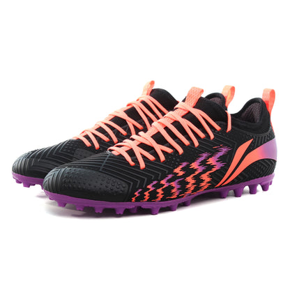 Li-ning chaussures de Football pour hommes AG sol respirant anti-dérapant Sport chaussures de Football doublure chaussures baskets portables YSFU015