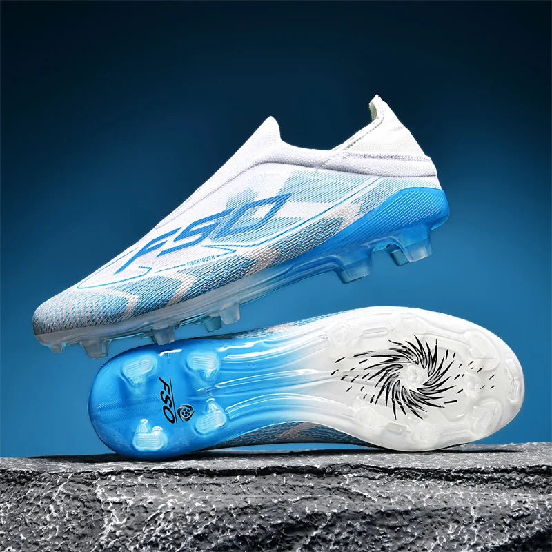 New Men Football Boots High-quality Soccer Shoes Sneakers Match Indoor Non-Slip Grass Cleats High-top Futsal Hot-selling Outdoor