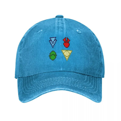 Twilight Imperium 4th Edition Technology Symbols Pixel Art (Square) Baseball Cap Golf Wear Kids Hat Golf Woman Hats Men's