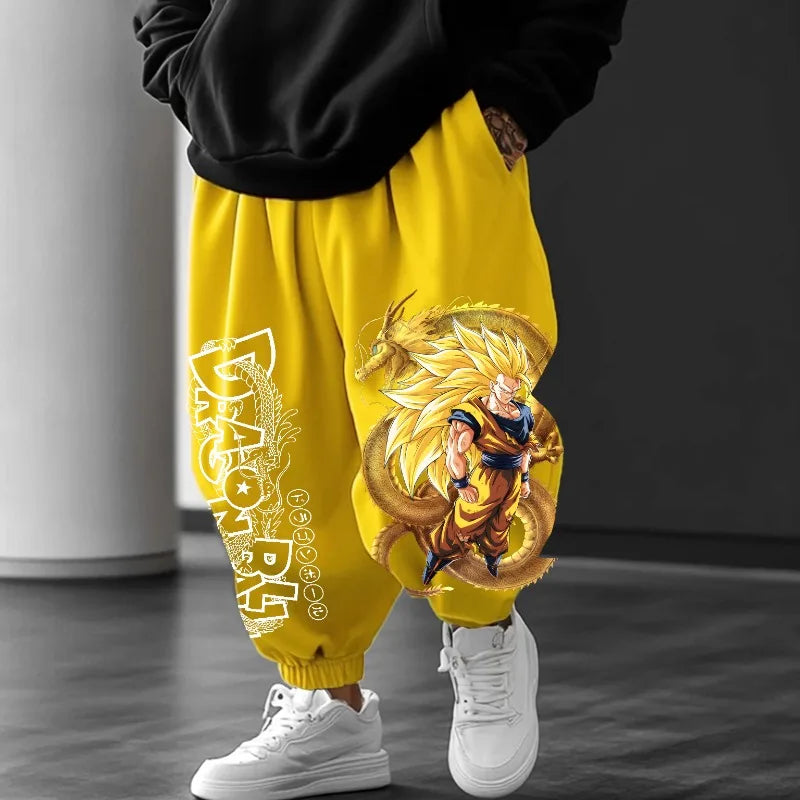 2026 Sommer Dragon Ball Outdoor-Hose für Herren – Sportswear, Majin Buu, Frühling, Japan-Anime-Joggerhose, Harajuku-Modehose
