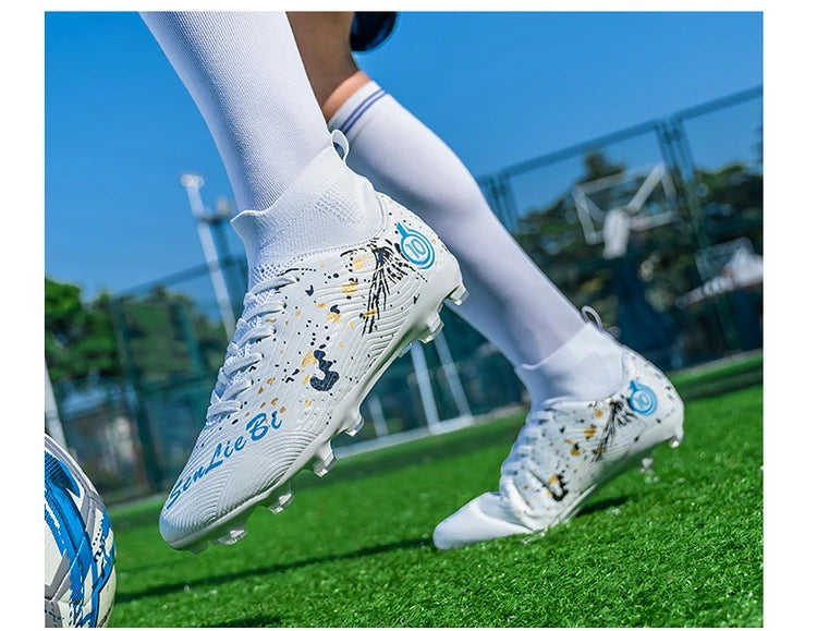 Botas de fútbol de alta calidad para hombre, zapatillas de fútbol para niños y adolescentes, botas de fútbol para niños, zapatillas deportivas unisex de fútbol