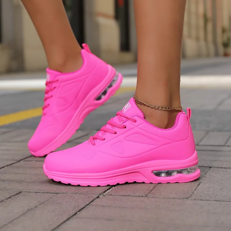 2026 New Summer Trendy Womens Sports Shoes Lightweight and Flexible Shock-absorbing Running Shoes Daily Outdoor Walking Shoes