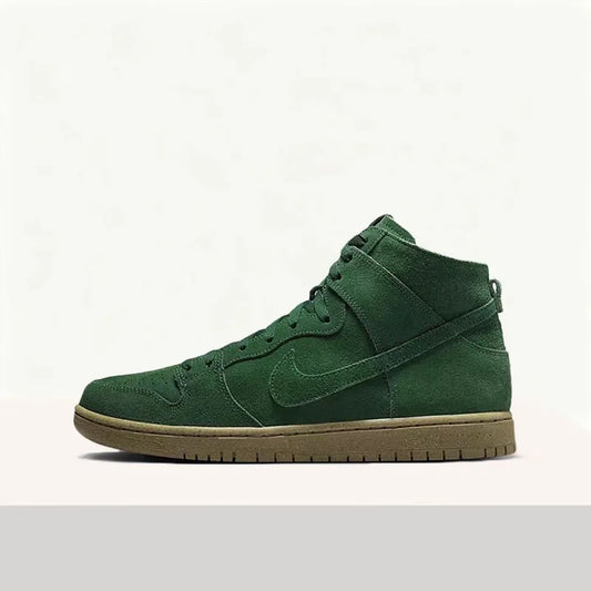„Nike Dunk SB Dunk High“ – retro stiliaus, madingi, neslystantys, patvarūs, vidutinio aukščio kasdieniai sportiniai bateliai DQ4489-300