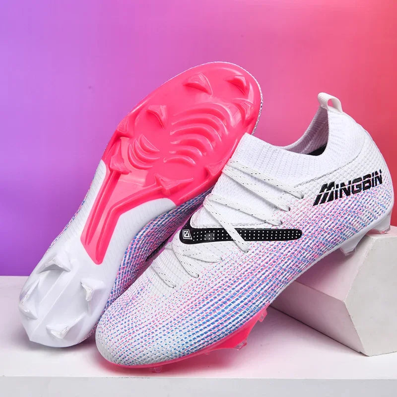 New Men Football Boots Professional Soccer Shoes Cleats Futsal Women Unisex Ultralight Hot Sale High-quality TF/FG Sneakers
