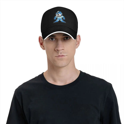 Megaman 8bits Baseball Cap Luxury Hat Golf Hood sun caps Golf Women Men's