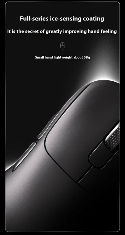 AJAZZ AJ179 APEX Gaming Mouse with Color Screen Dock, Magnetic Charging, 8000Hz High-Frequency, Tri-Mode (PAW3950) Right-Handed