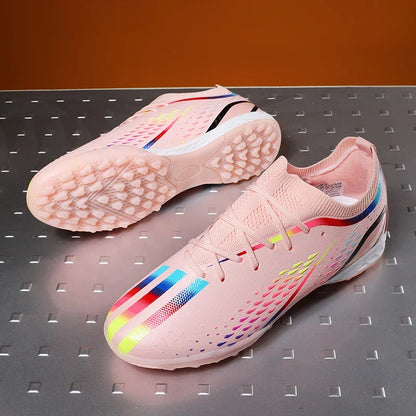 Nouveaux hommes chaussures de Football ultralégères TF/FG bottes de Football professionnelles unisexe antidérapant de haute qualité en gros livraison directe formation