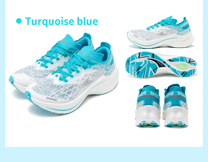 ONEMIX Carbon Plate Running Shoes for Men Shock Absorption Ultra-light Sports Shoes Rebound Outdoor Women Marathon Sneakers