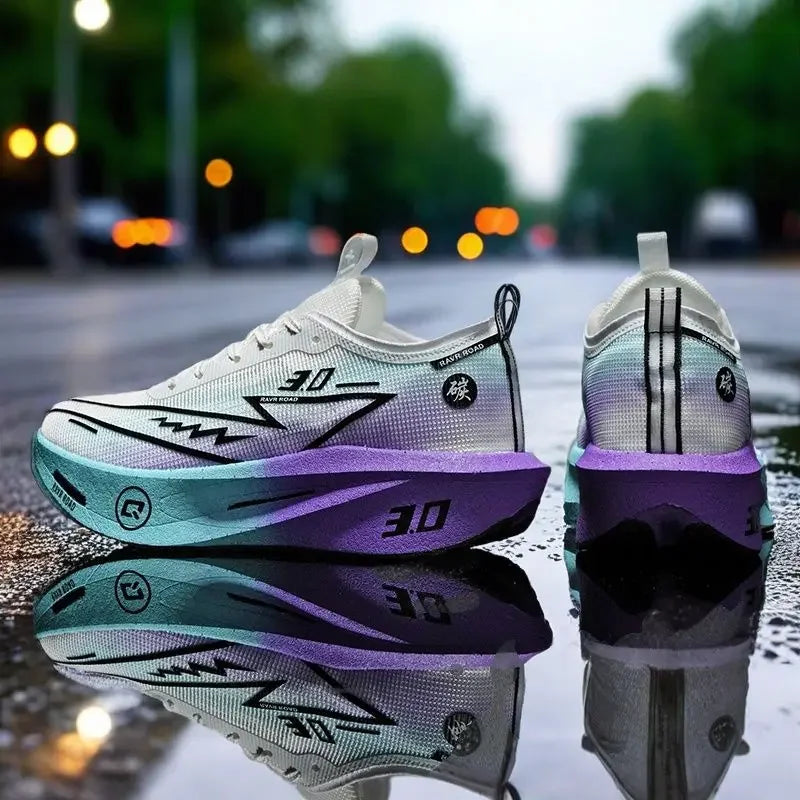 Running Shoes Speciality Carbon Board Marathon Men Sports Breathable Lightweight Women's Comfortable Athletic Nonskid Sneakers