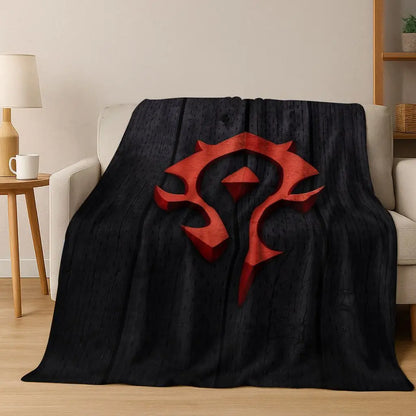 WOW World of Warcraft Arthas Demon Illidan Sylvanas flanelasta odeja, udobna in mehka odeja za dom, spalnico, posteljo, kavč, darilo