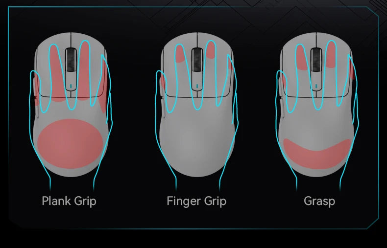 Atack Shark X3 PAW3395 Mouse Lightweight Wireless Gaming Mouse, Tri-Mode Mouse, 26K DPI PAW3395, PC/Laptop/Win/Mac