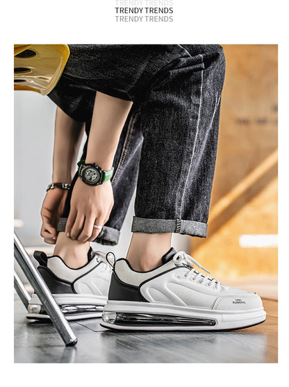 Air Cushion Men Sports Running Shoes Casual Breathable Lightweight Women's Comfortable Athletic Nonskid Walking Sneakers ﻿