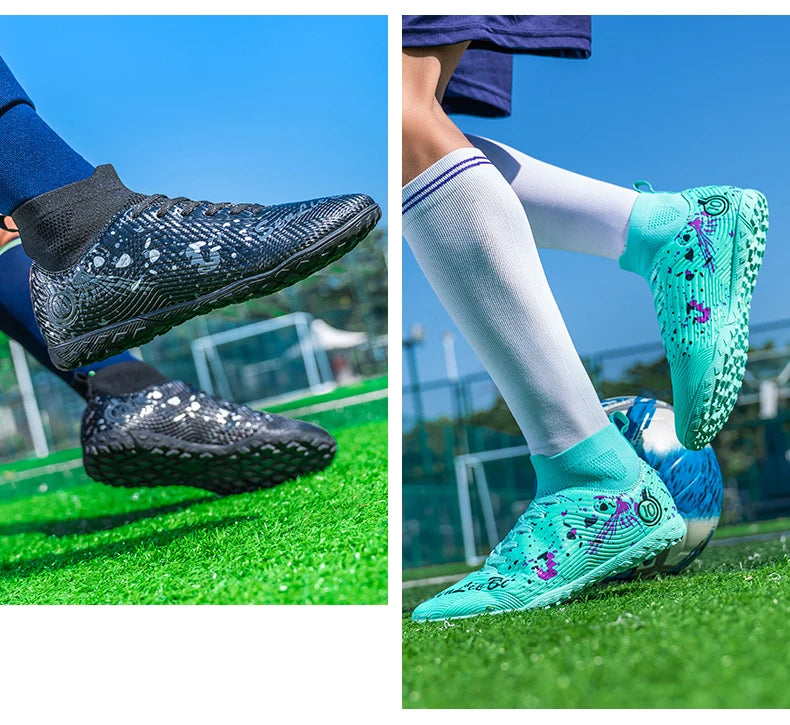 New Men Professional Soccer Shoes Non-slip Football Boots Unisex Breathable Futsal Sports New Cleats Drop Shipping Ultralight