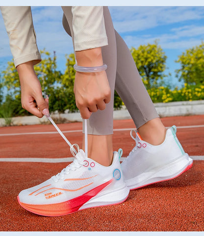 Pánské a dámské profesionální běžecké boty Carbon Board pro maraton s tlumení nárazů, ultralehké, stabilní a s dobrou oporou – sportovní obuv