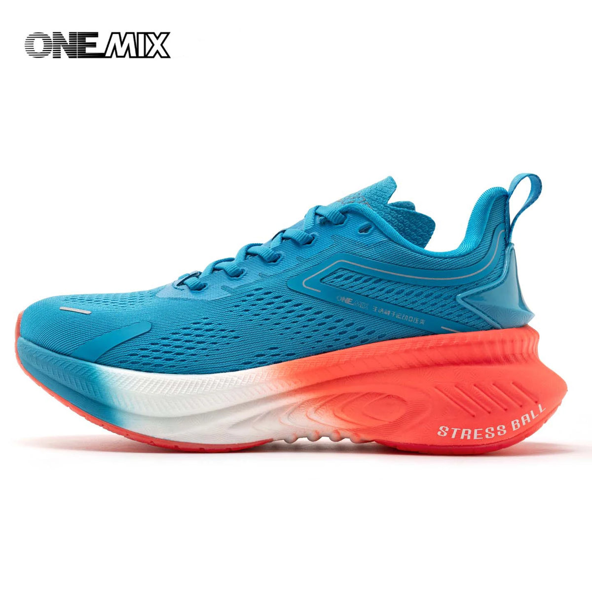 ONEMIX Nuovo modello Autunno-Inverno Scarpe da corsa da uomo per attività all'aperto, da jogging, ammortizzate, traspiranti, leggere ed elastiche