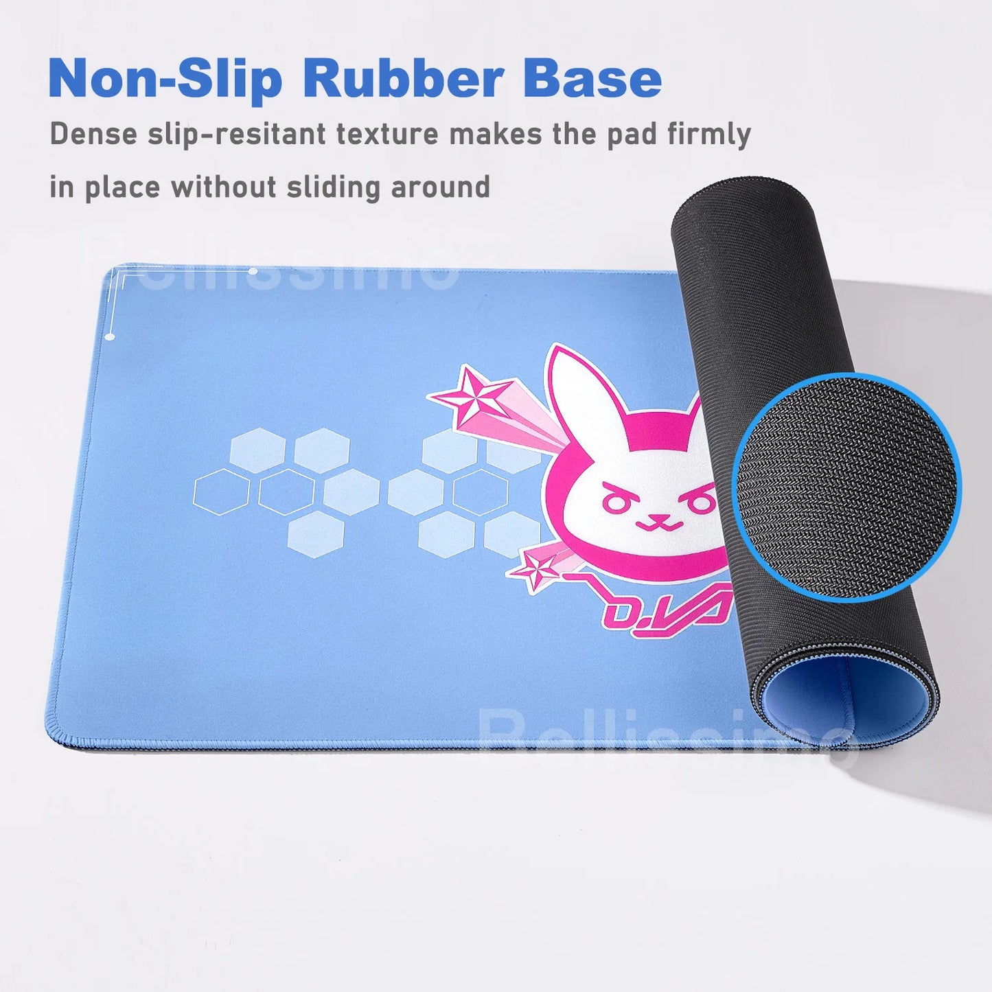 Gaming Accessories O-Overwatch D-D.va Mouse Pad Large Keyboard Mousepad Pc Cabinet Deskmat Xxl Extended Mats Gamer Mausepad