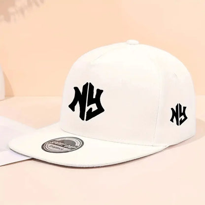 Neutral letter printed baseball cap for spring and autumn outdoor adjustable casual hip-hop truck cap sun protection hat
