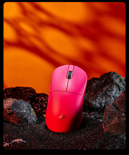 Rato Gaming Sem Fios ATK A9 com Tecnologia NearLink, Ergonómico PAW3395, Tri-Mode Bluetooth de Baixa Latência para Esports e PC