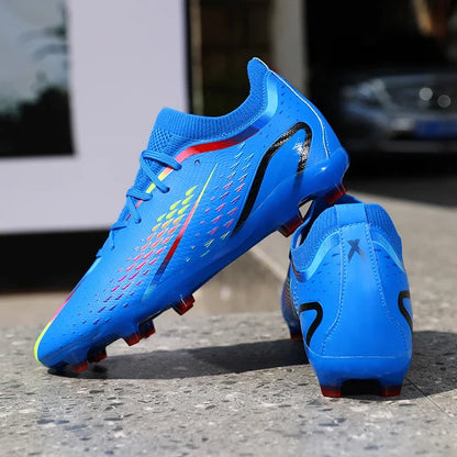 Nouveaux hommes chaussures de Football ultralégères TF/FG bottes de Football professionnelles unisexe antidérapant de haute qualité en gros livraison directe formation