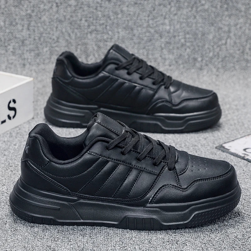 Baskets en cuir pour hommes, chaussures de sport décontractées, plates, de Skateboard, grande taille 50 51 52, offre spéciale pour livraison directe