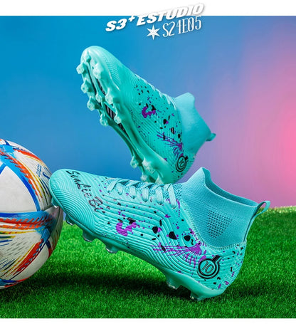 Botas de fútbol de alta calidad para hombre, zapatillas de fútbol para niños y adolescentes, botas de fútbol para niños, zapatillas deportivas unisex de fútbol
