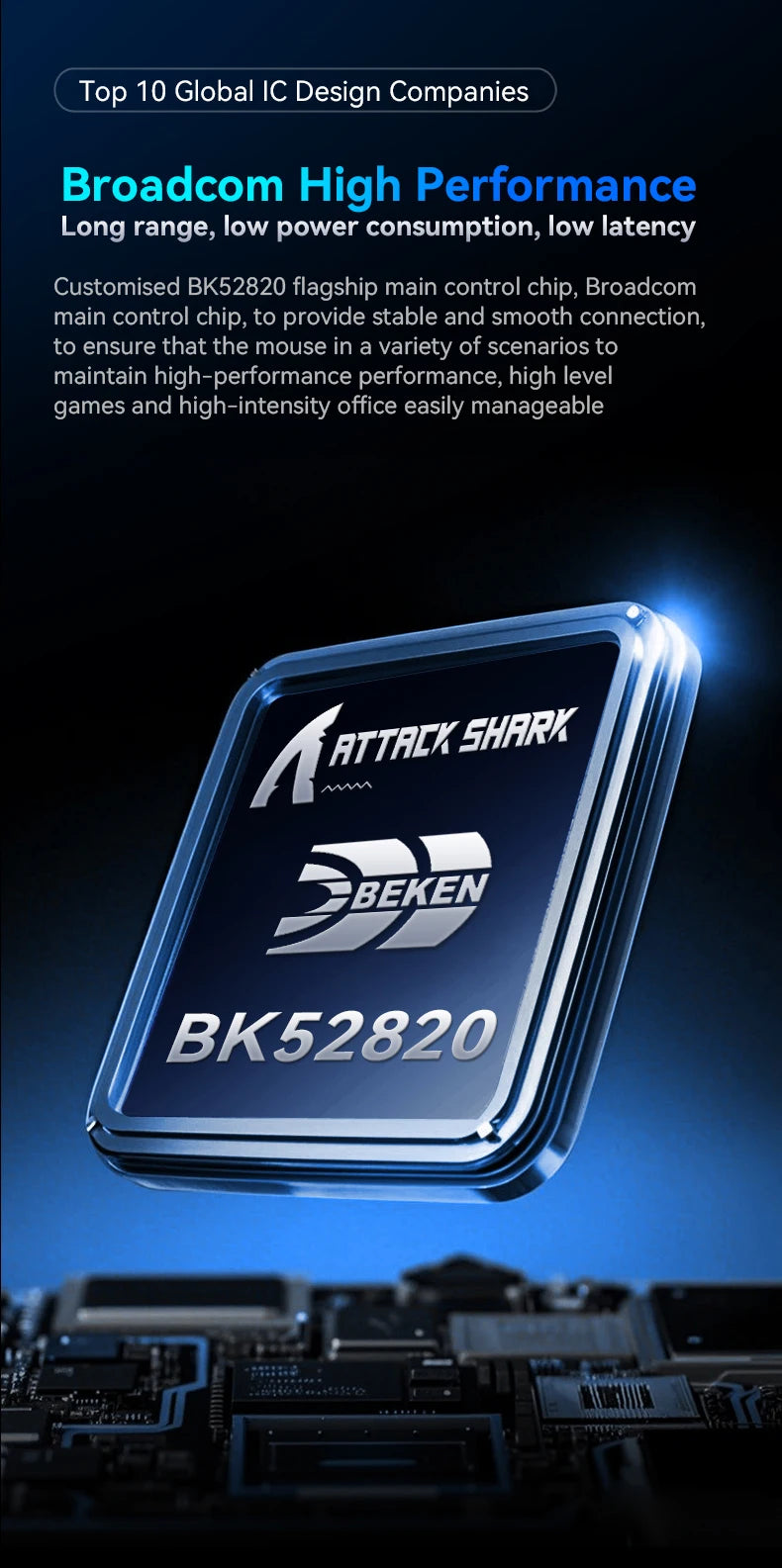 Rato Gaming Sem Fios ATTACK SHARK X11SE, Tri-Mode, Superleve de 63g com Sensor PAW3311, 22000 DPI, Bateria de 300mAh, Duplo Driver