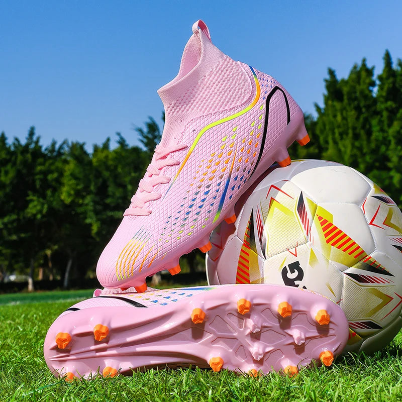 New Men Soccer Shoes Hot Sale High-quality Football Boots Women Unisex Futsal Cleats Ultralight Professional TF/FG Sneakers