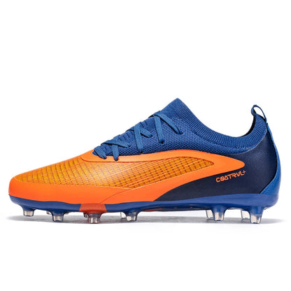 Men Soccer Cleats Breathable Lightweight Football Boots Anti-Slip Training Shoes Outdoor Sport Sneakers