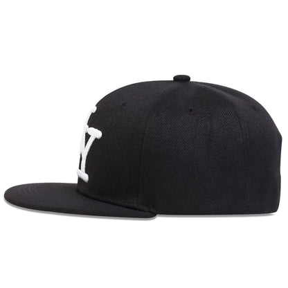 Unisex betűhímzéses hip-hop sapkák tavasz-ősz szabadtéri állítható alkalmi baseball sapkák napvédő sapka