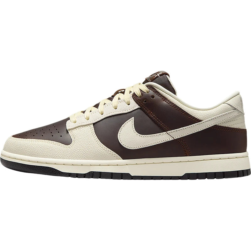 Nike Authentic Dunk Low Men's Durable Classic Leather Breathable Sneakers IH7333-200