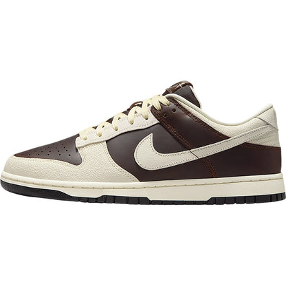 Nike Authentic Dunk Low Men's Durable Classic Leather Breathable Sneakers IH7333-200