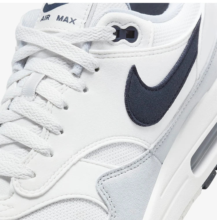 Nike Air Max 1 genuíno para homem, sapatilha desportiva retro de cano baixo com amortecimento Air FD9082-002