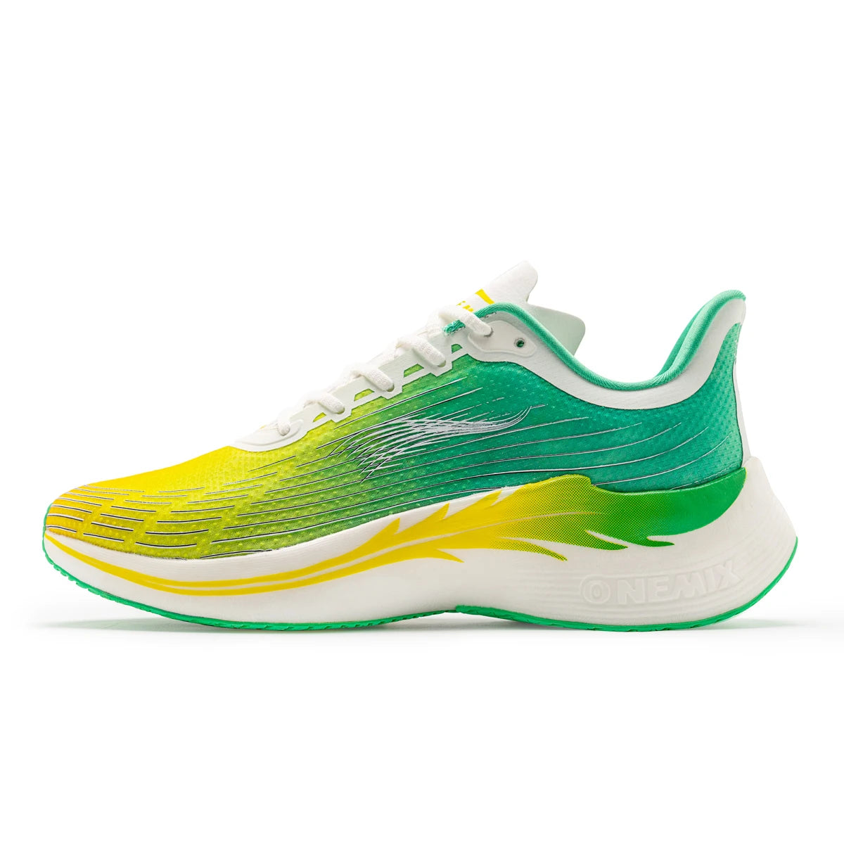 Onemix New Men Marathon Running Shoes for Women Breathable Lightweight Sneakers Lace Up Athletic Shoes Comfortable Light Soft