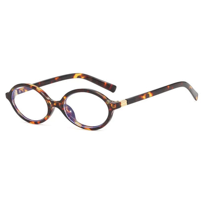 Oval Small Frame Luxury Brand Woman Sunglasses Women Retro Female Glasses Anti-blue Light Eyeglasses Trend Ladies Glasses men
