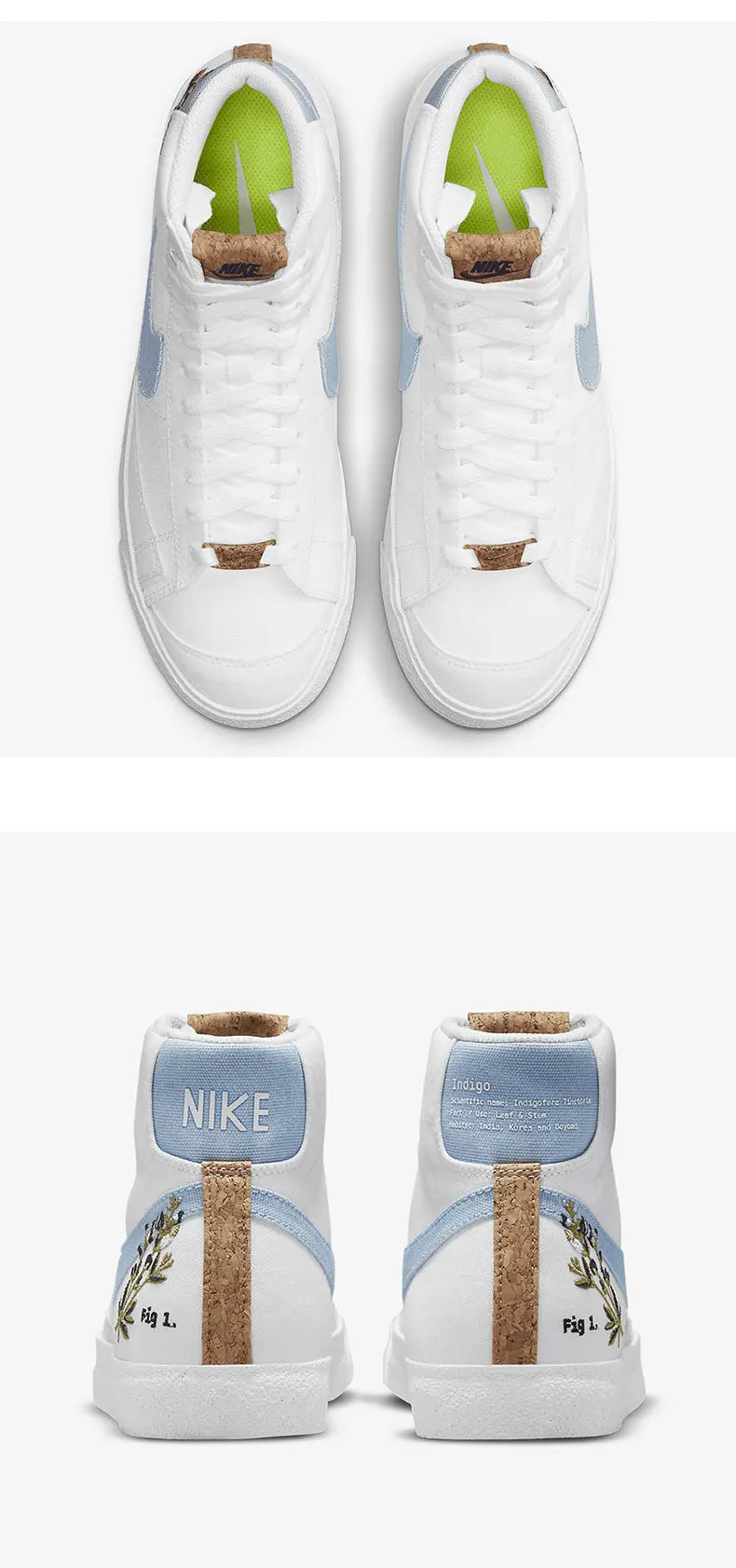Nike Authentic Blazer – damskie sportowe trampki codzienne z piankową wkładką DC9265-100