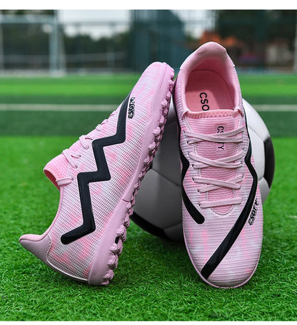 Chaussures de football pour hommes, antidérapantes, résistantes à l'usure, pour entraînement sur gazon, chaussures de football pour jeunes, chaussures de football légères pour homme