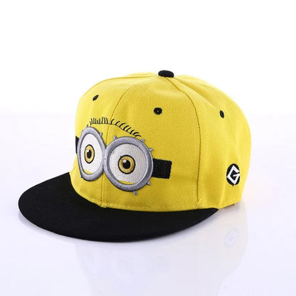 In Stock Minions Baseball Cap Anime Kids Adult Funny Travel Hip Hop Sun Visors Kawaii Hats Boys Cartoon Embroidered Hat Gift