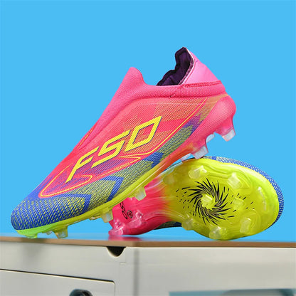 New Men's Soccer Shoes Match Indoor Hot-Selling Outdoor Football Boots Grass Cleats High-Top Futsal Sneakers Non-Slip High-Quality