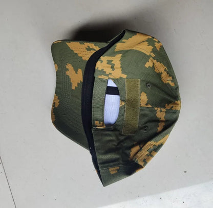 Russian Yellow Flower Camouflage Baseball Cap Man Summer Hat