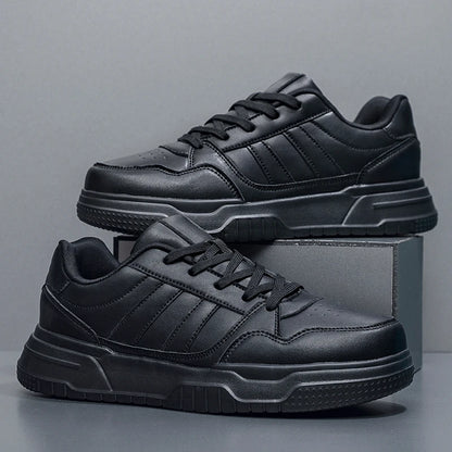 Baskets en cuir pour hommes, chaussures de sport décontractées, plates, de Skateboard, grande taille 50 51 52, offre spéciale pour livraison directe