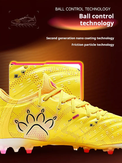 Kelme High-End Football Shoes Short Nail Anti-Slip Football Boots Artificial Grass Cushioning Training MG Football Shoes