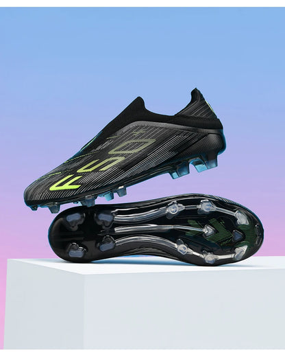 Nouvelles chaussures de football pour hommes, crampons antidérapants ultralégers FG pour gazon, chaussures de sport confortables pour adultes, chaussures de futsal antidérapantes