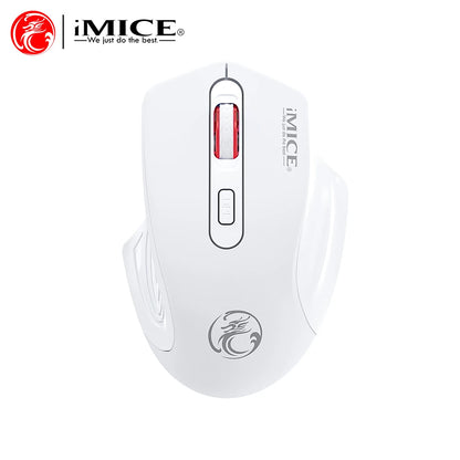 Silent Rechargeable 1600 DPI Adjustable 2.4GHz Wireless Connection Mouse Quiet Click For Office Use Compatible With PC Laptop