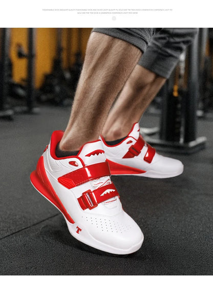 Scarpe professionali da sollevamento pesi, comode scarpe da squat indoor, scarpe sportive resistenti antiscivolo per sollevamento pesi e stacco duro