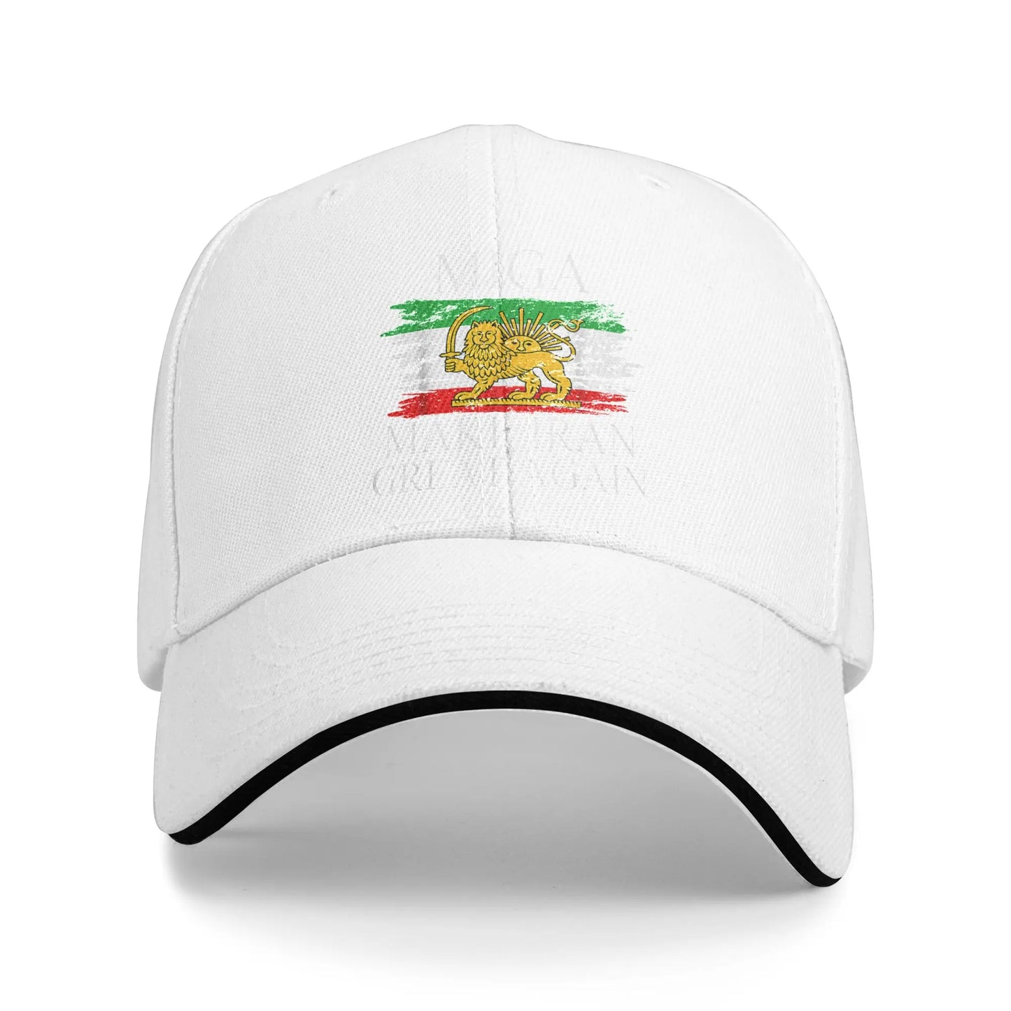 Make Iran Great Again Emblem Of Iran MIGA Gift Sun Baseball Cap Summer Unisex Trucker Hat High Quality Baseball Caps