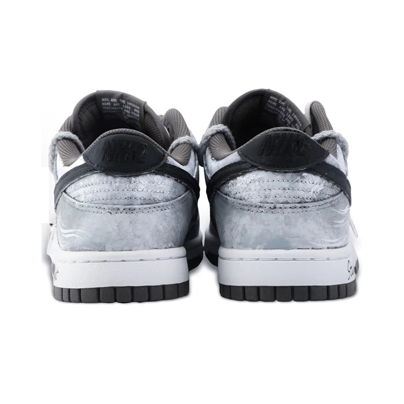 Custom Sneakers Nike Dunk Drippy Lunar Deity  Exquisite Hand-Painted Graffiti Deconstructed Low-Top Sneakers For Men