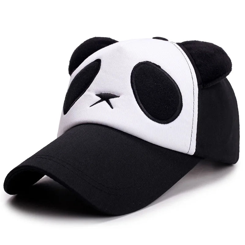 Summer Cute Panda Baseball Caps For Men Women Cotton Hip Hop Snapback Hats Sun Protection Boys Girls Outdoor Gorras Dropshipping